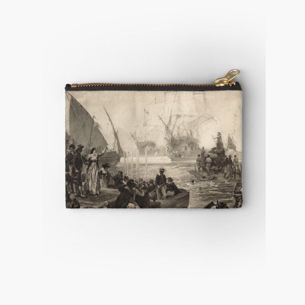 Item preview, Lady Hamilton welcomes the Fleet as victors of the Battle of the Nile 1798 designed and sold by artfromthepast.
