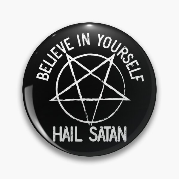 Artikelvorschau, Believe In Yourself Hail Satan Funny Satanist Hail Satan Gear entworfen und verkauft von DynamicDesign.