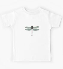 antique typographic vintage dragonfly Kids Tee