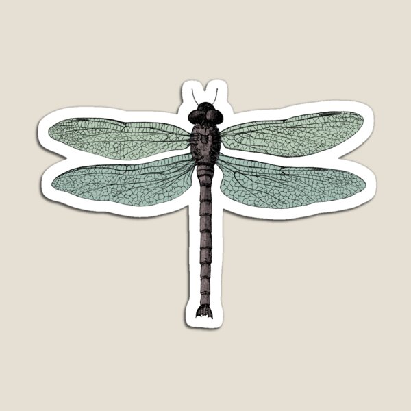 Item preview, antique typographic vintage dragonfly designed and sold by surgedesigns.