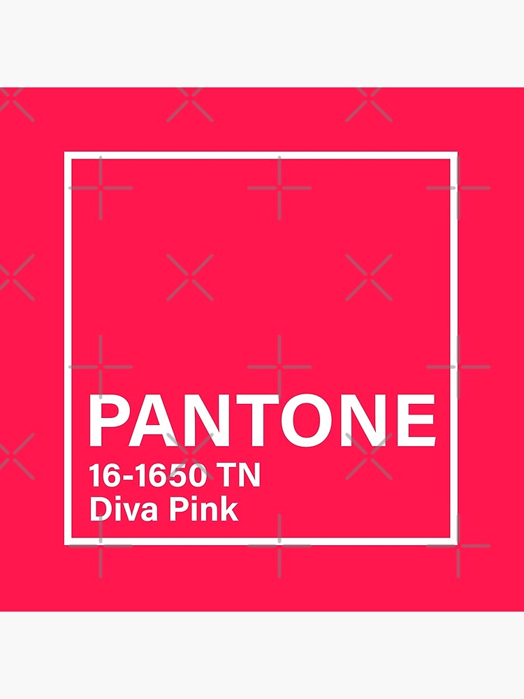 pantone 16-1650 TN Diva Pink Art Board Print for Sale by princessmi-com