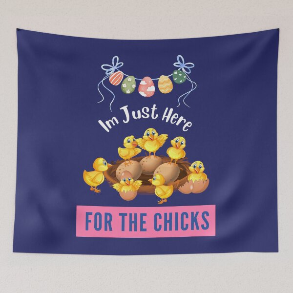 Item preview, Im Just Here For The Chicks designed and sold by Alieso.