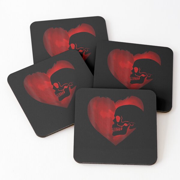 Item preview, Heart Skull Valentine T-Shirt designed and sold by maverickbott.