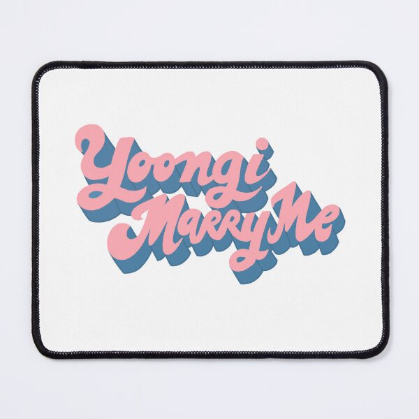 Item preview, Yoongi marry me designed and sold by cillablu.