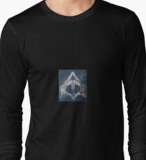 Ajna -Blue Hand-Chakra Mudra Long Sleeve T-Shirt