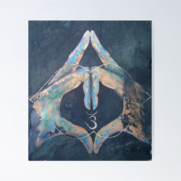 Item preview, Ajna -Blue Hand-Chakra Mudra  designed and sold by Nachaya.
