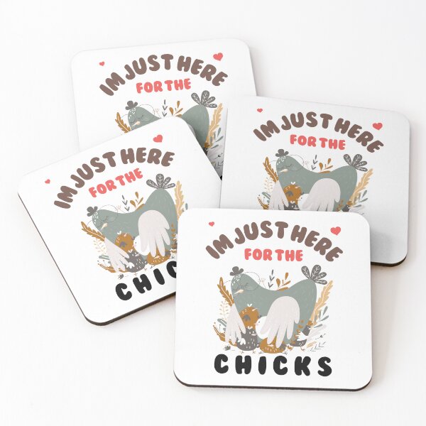 Item preview, Im Just Here For The Chicks designed and sold by Alieso.