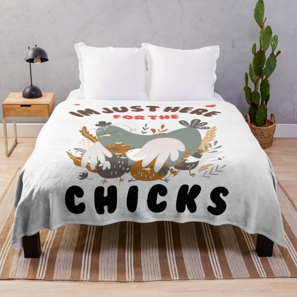 Item preview, Im Just Here For The Chicks designed and sold by Alieso.