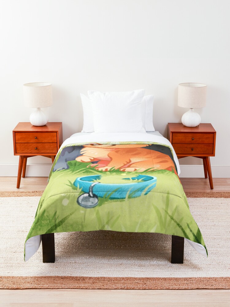 Into the Wild - Warrior cats fanart with Firepaw Graypaw and Ravenpaw  Duvet Cover for Sale by ShinePaw