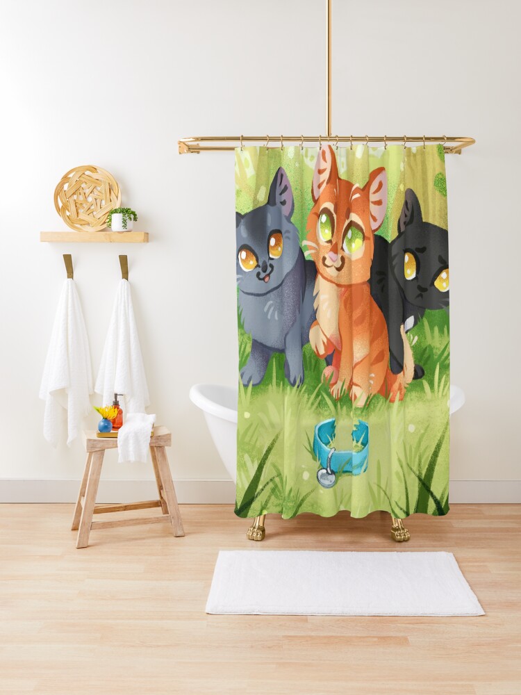 Into the Wild - Warrior cats fanart with Firepaw Graypaw and Ravenpaw  Duvet Cover for Sale by ShinePaw