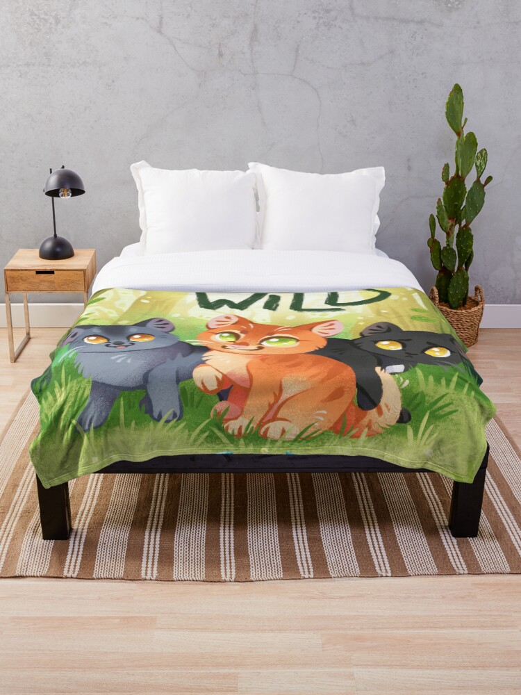 Into the Wild - Warrior cats fanart with Firepaw Graypaw and Ravenpaw  Duvet Cover for Sale by ShinePaw