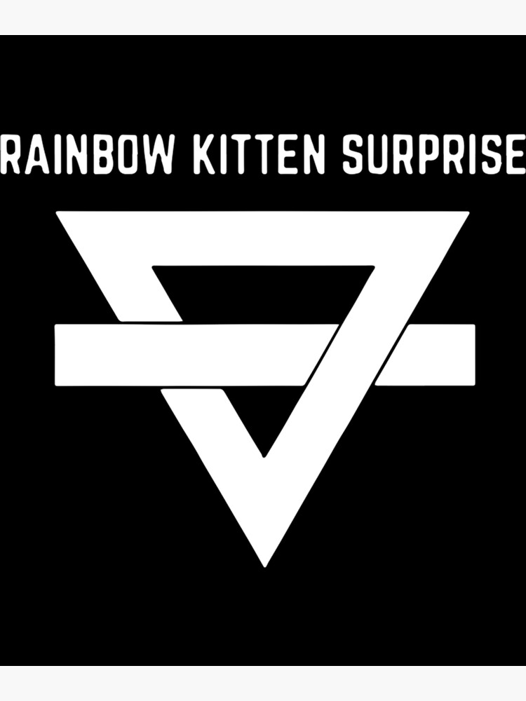 "Rainbow Kitten Surprise Merch Logo " Poster for Sale by