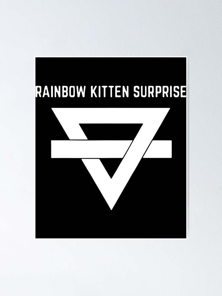 "Rainbow Kitten Surprise Merch Logo " Poster for Sale by