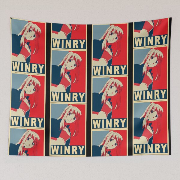 Item preview, Winry Rockbell - Affiche designed and sold by loganmillerw.