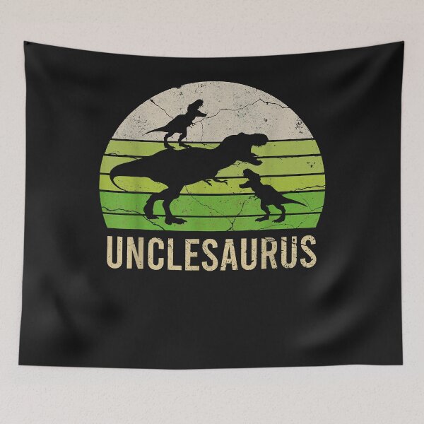 Item preview, Funny Uncle Dinosaur Daddy Gift 2 Two Kids Unclesaurus 2022 designed and sold by SeppeGoffin.