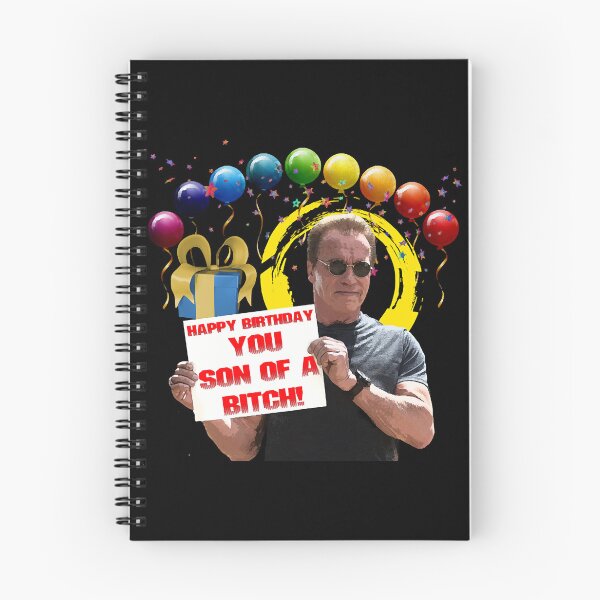 Item preview, Happy Birthday you SOB - Arnold Swartzenegger designed and sold by IsaacLe1288966.