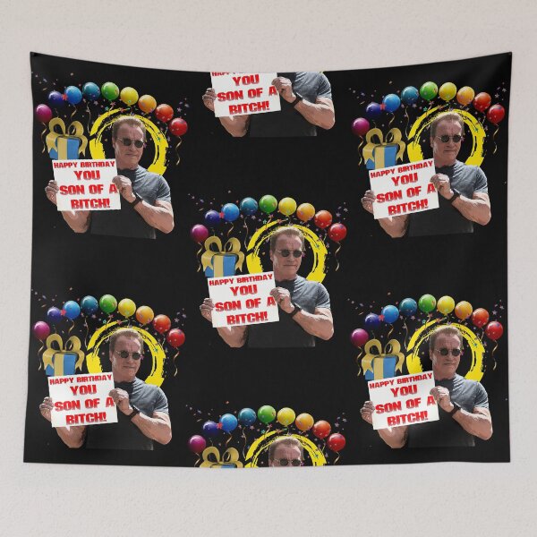 Item preview, Happy Birthday you SOB - Arnold Swartzenegger  designed and sold by IsaacLe1288966.
