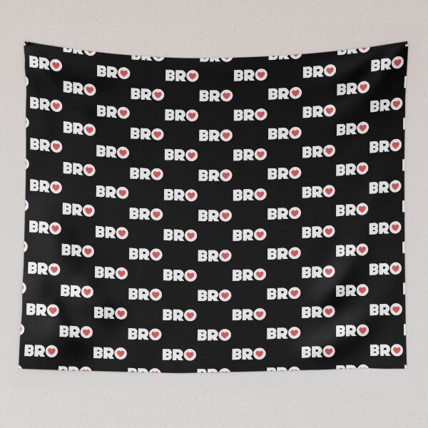 Item preview, BRO LOVE HEART designed and sold by w1ckerman.
