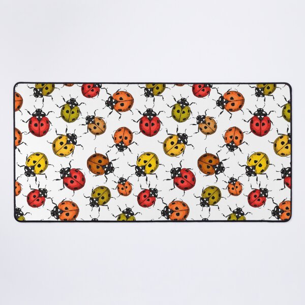 Item preview, Colorful ladybugs on white designed and sold by Katerina Mitkova Kirilova.