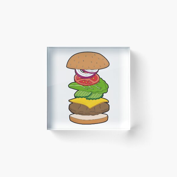 Item preview, De-constructed Burger designed and sold by braeprint.
