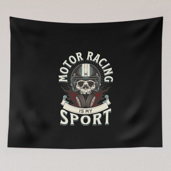 Item preview, Motor Racing Is My Sport For Men Women Racing Lovers Funny Motorcycle  designed and sold by JooArtPrints  ★★★★★.