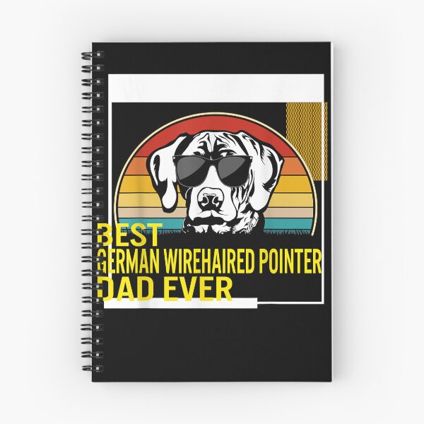 Item preview, Best German Wirehaired Pointer Dad Ever Father's Day Dog Dad T-Shirt designed and sold by jadynbennionv.