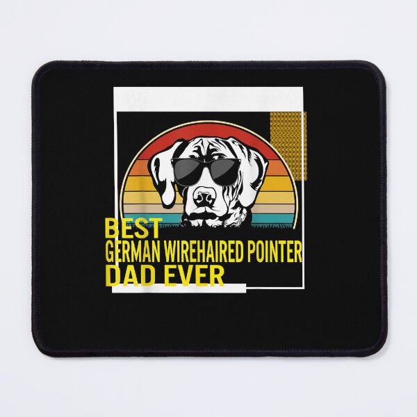 Item preview, Best German Wirehaired Pointer Dad Ever Father's Day Dog Dad T-Shirt designed and sold by jadynbennionv.