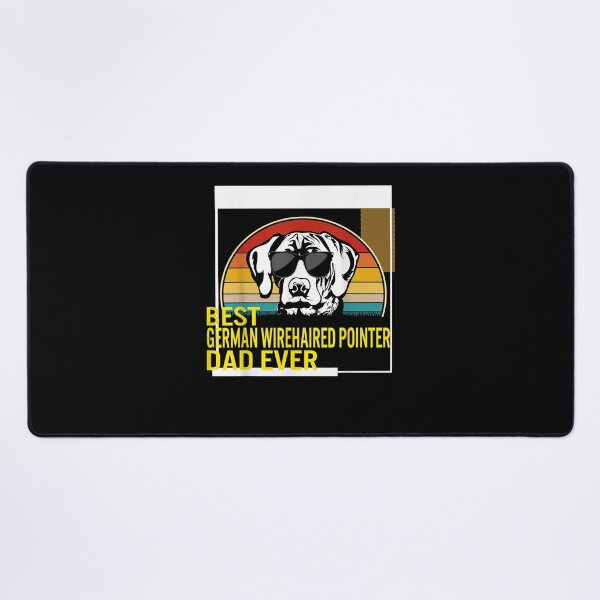 Item preview, Best German Wirehaired Pointer Dad Ever Father's Day Dog Dad T-Shirt designed and sold by jadynbennionv.
