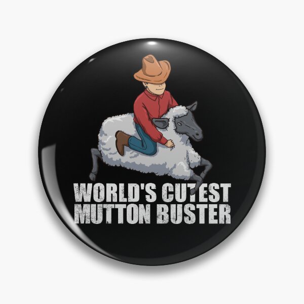 Item preview, World's Cutest Mutton Buster State Fair Kids Sheep Rider Gear designed and sold by DynamicDesign.