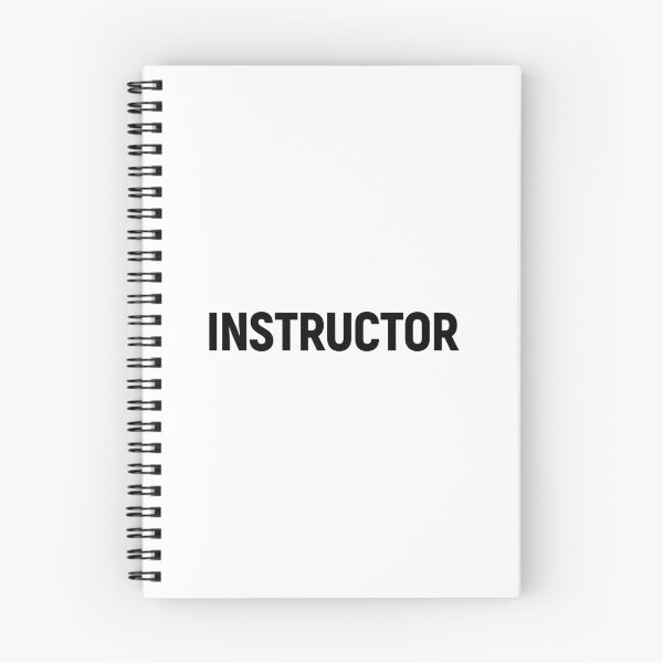 Item preview, Instructor (Black Text) designed and sold by STUDIO-72.