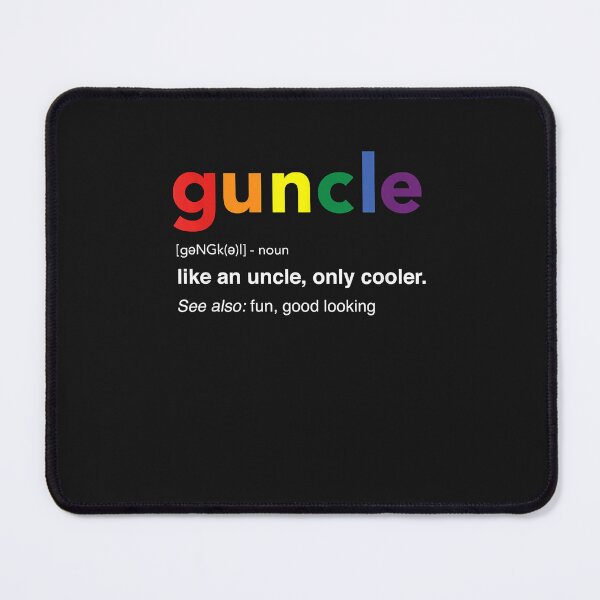 Item preview, Guncle Definition Rainbow Pride Color for Gay Uncle designed and sold by SeppeGoffin.