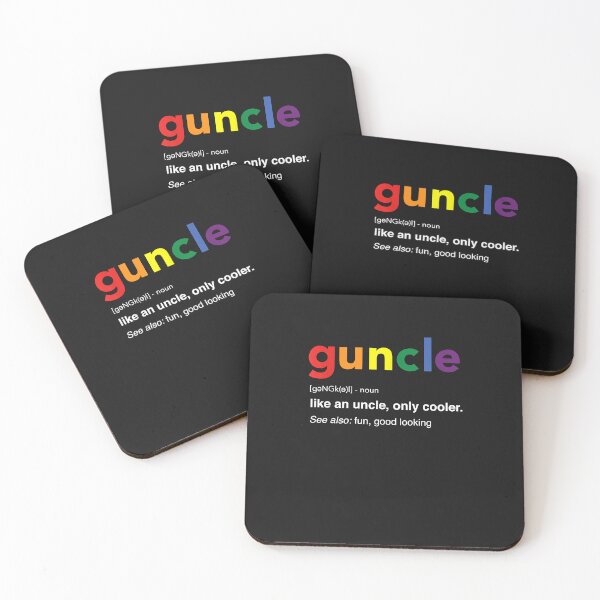 Item preview, Guncle Definition Rainbow Pride Color for Gay Uncle designed and sold by SeppeGoffin.