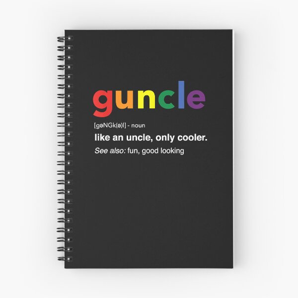 Item preview, Guncle Definition Rainbow Pride Color for Gay Uncle designed and sold by SeppeGoffin.