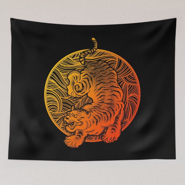 Item preview, Tiger Japanese designed and sold by SoulArtLove.