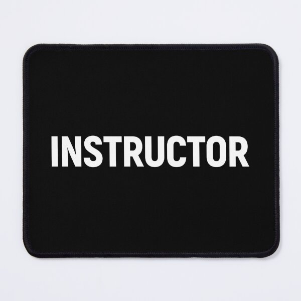 Item preview, Instructor (White Text) designed and sold by STUDIO-72.