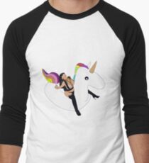 Make Love Men's Baseball ¾ T-Shirt
