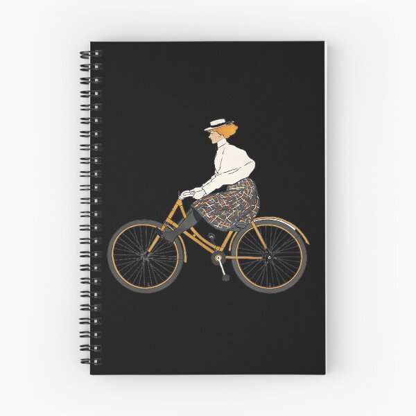 Item preview, Vintage Woman Riding a Bicycle Art Print,  designed and sold by Nils Petter Stein.