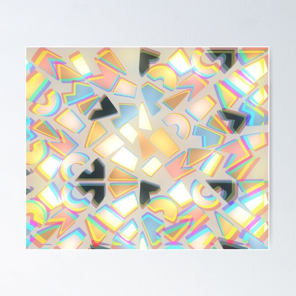 Artikelvorschau, Abstraktes Terrazzo-Neon entworfen und verkauft von PractiDesigner.