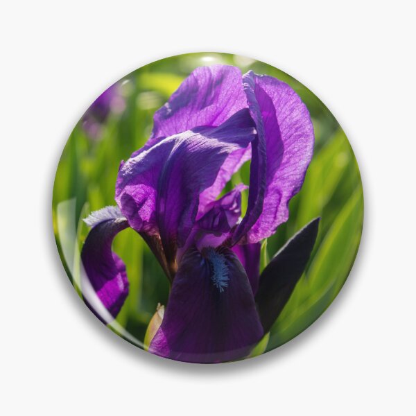 Item preview, Royal Purple Irises in Bloom - A Garden for Vincent Van Gogh designed and sold by Georgia Mizuleva.