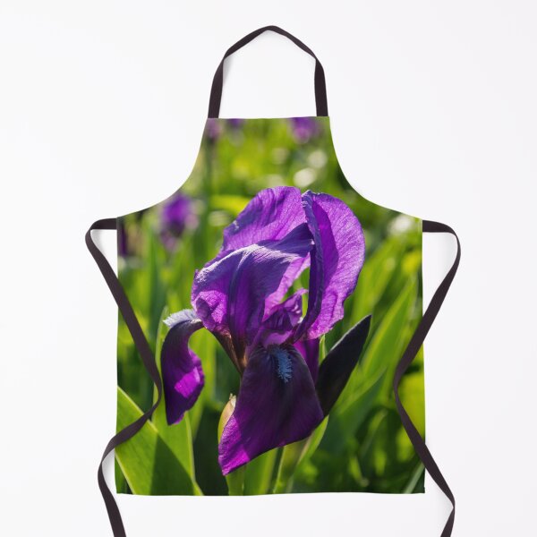 Item preview, Royal Purple Irises in Bloom - A Garden for Vincent Van Gogh designed and sold by Georgia Mizuleva.