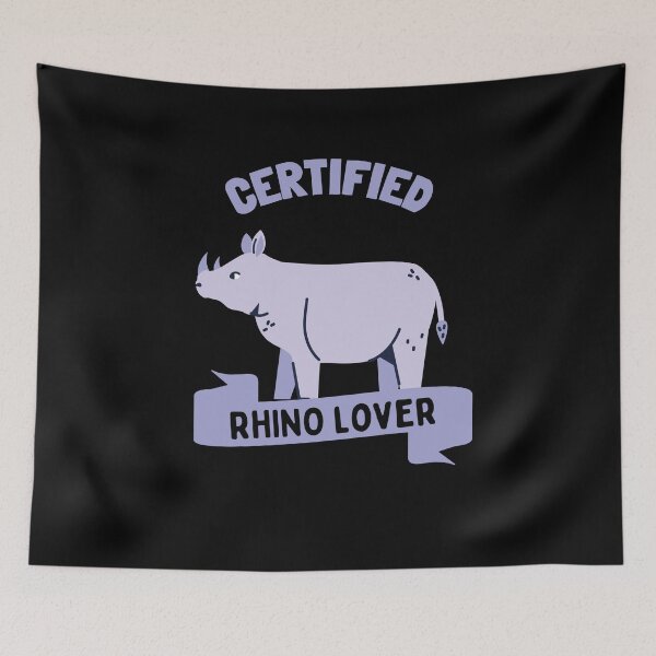 Item preview, Certified Rhino Lover designed and sold by GasconyPassion.
