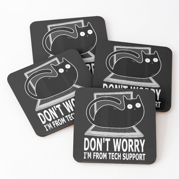 Item preview, Dont Worry Im From Tech Support Funny Cat For Sysadmin  designed and sold by BrettPorter2612.