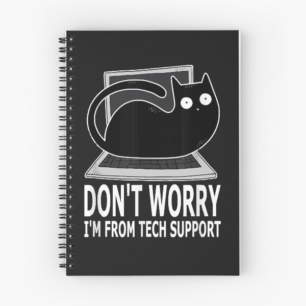 Item preview, Dont Worry Im From Tech Support Funny Cat For Sysadmin  designed and sold by BrettPorter2612.