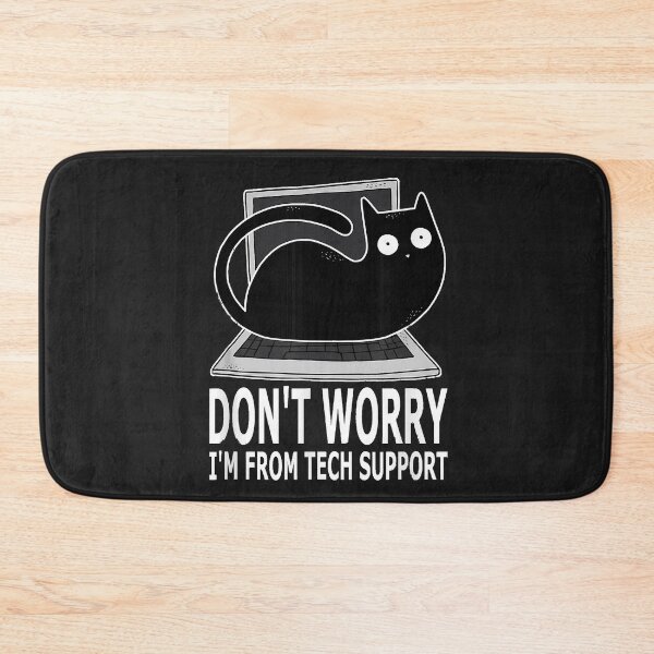 Item preview, Dont Worry Im From Tech Support Funny Cat For Sysadmin  designed and sold by BrettPorter2612.