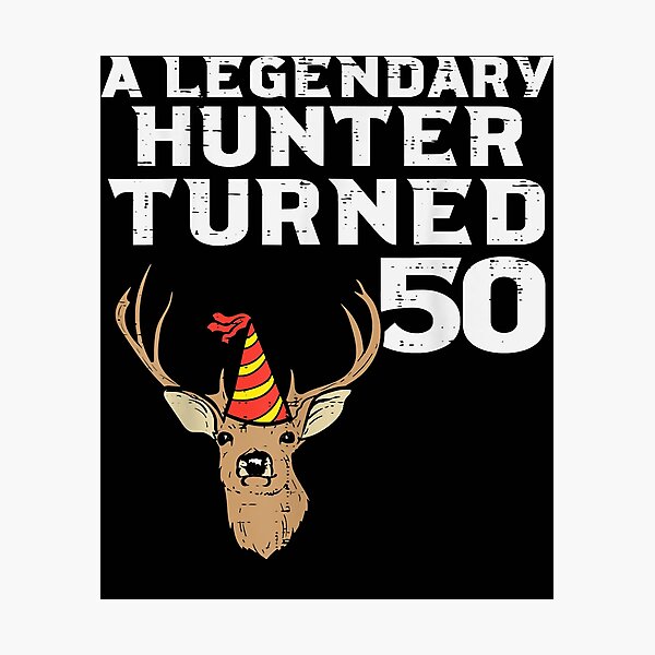 50 cumpleaños cazadores cazan regalos' Camiseta hombre