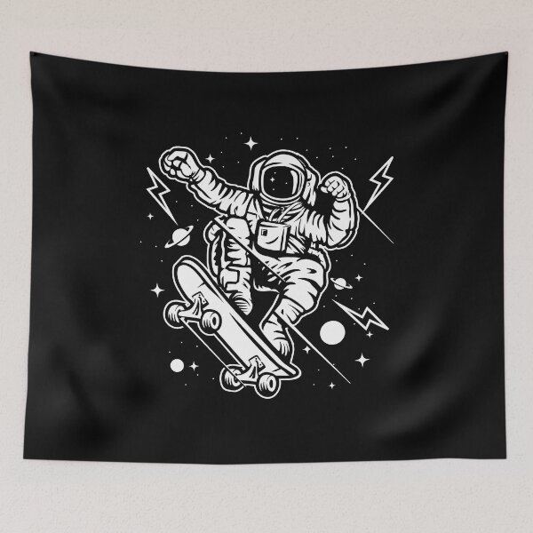 Item preview, Skateboarding STREET ART BE LIKE space raider designed and sold by Emil1993.