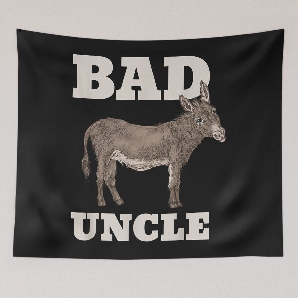 Item preview, Mens BADASS Uncle Funny Pun Cool designed and sold by SeppeGoffin.