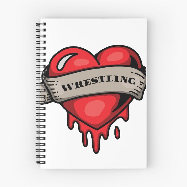 Item preview, Heart bleeds for wrestling  designed and sold by gotosleepstore.