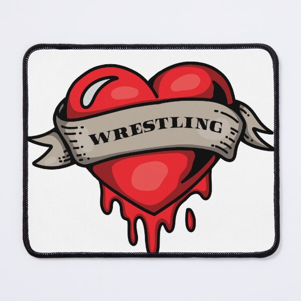 Item preview, Heart bleeds for wrestling  designed and sold by gotosleepstore.