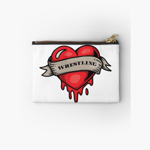 Item preview, Heart bleeds for wrestling  designed and sold by gotosleepstore.